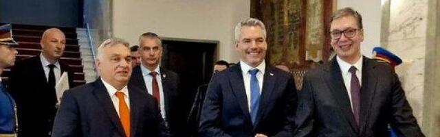 POČEO SASTANAK PREDSEDNIKA SA ORBANOM I NEHAMEROM! Vučić domaćin drugog trilateralnog Samita Mađarske, Srbije i Austrije