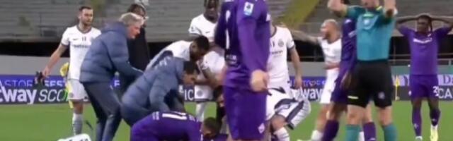 DRAMA Igrač Fjorentine se SRUŠIO, meč prekinut! (VIDEO)