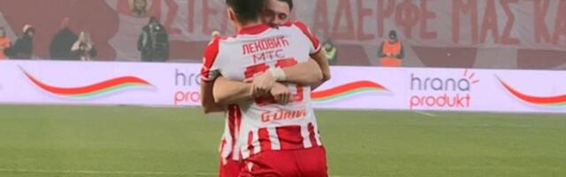 Zvezda slavi gol kao da igra finale Lige šampiona