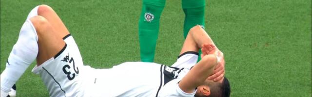 Stefan Mitrović zadobio udarac u glavu, pa ostao da leži na terenu u Surdulici!