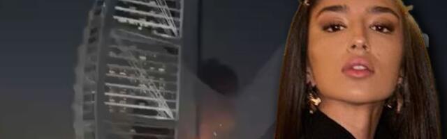 STRAŠNO! Pogledajte koliko je Đina Džinović udaljena od čuvenog Burdž Al Araba koji je pogodio projektil