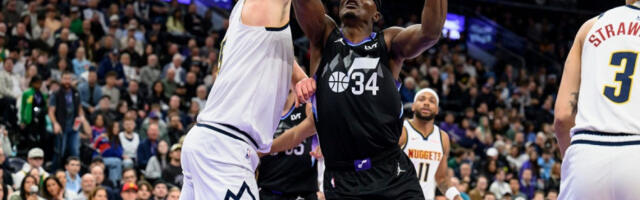 OVO JE DA PLAČEŠ OD SMEHA: Pogledajte urnebesni duel Jokića i Džordža - Srbin ga ZAJAHAO! (VIDEO)