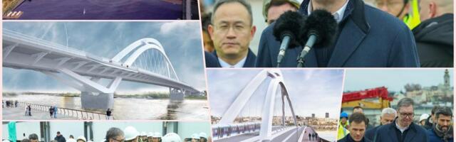 OVAKO ĆE IZGLEDATI MOST ČIJE JE RADOVE DANAS OBIŠAO PREDSEDNIK Biće tri puta veći od starog, za nekoliko minuta od Mirijeva do NBG: Krtice kopaju iz dva smera