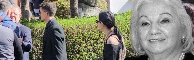 ELENA KARAMAN SA SINOM STIGLA NA SAHRANU BIVŠE SVEKRVE: Potresna scena na groblju, unuk pokojne Hafe Karić ne dolazi sebi! (VIDEO)