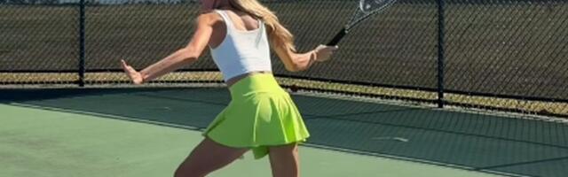 Ova Srpkinja je fenomen: Igra tenis u štiklama, mami uzdahe zbog atraktivnog izgleda