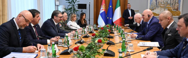 Вучић са Крозетом о глобалним безбедносним изазовима и јачању сарадње Србије и Италије