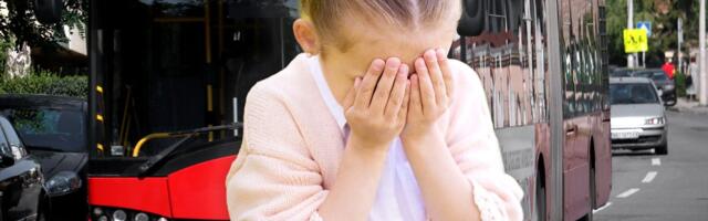 Saobraćajna nezgoda na Banovom brdu, učestvovao autobus: Povređena devojčica (3)