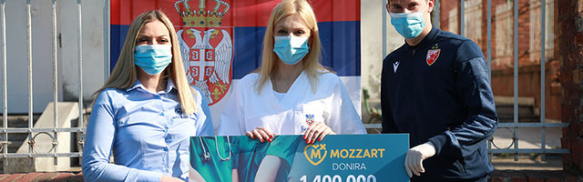 Mozzart i sportisti igrali za Infektivnu kliniku - prikupljeno 1.400.000 dinara