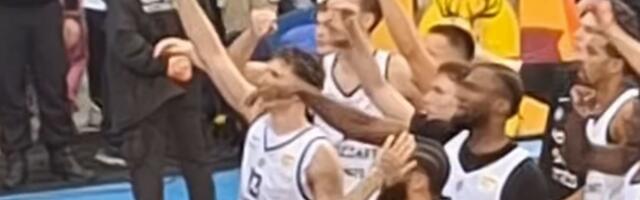 Debitovao za prvi tim Zvezde, sad u Partizanu najglasnije vodi navijanje: Pogledajte scene posle meča s FMP-om