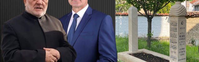 Dudić najavio zahvalnicu Biševcu pored mezara rah. Muftije u haremu Altun Alema