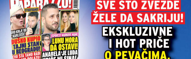 NOVI PAPARAZZO! Ispovest Markove majke: Lunu mora da ostavi! Duško krije od JK da ima TAJNI STAN! Evo zašto Ana i David moraju da unište Karića! RAT Darka i Đanija!