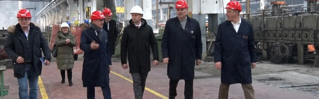 Ministar Cvetković u poseti Valjaonici bakra (VIDEO)