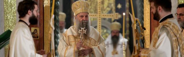 U Hramu Svetog Save božićna liturgija koju služi patrijarh srpski Porfirije