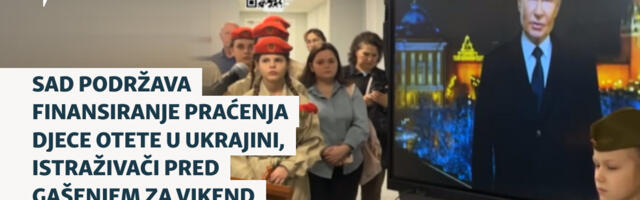 SAD podržava finansiranje praćenja djece otete u Ukrajini, istraživači pred gašenjem