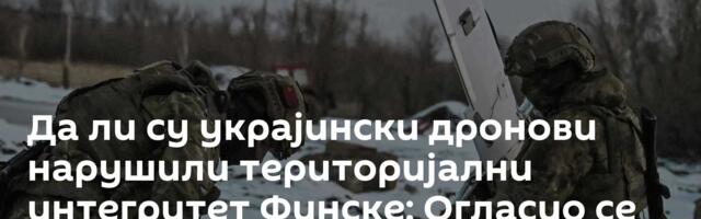 Да ли су украјински дронови нарушили територијални интегритет Финске: Огласио се премијер