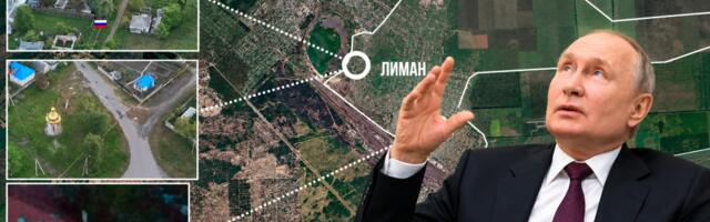 (VIDEO) Brutalan manevar Rusije! U centru Limana se iznenada zavijorila trobojka: Putin iznenadnom ofanzivom vratio izgubljeni grad