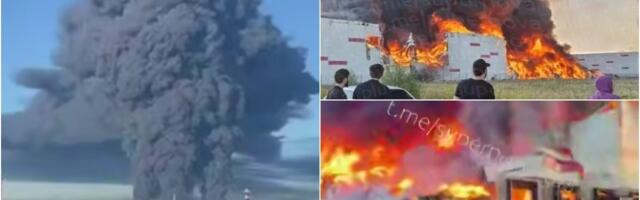 (VIDEO) Kao da je kraj sveta! Rusiju pogodili svim mogućim oružjem: Scene iz Moskve i okoline zaprepastile planetu, Putinu su spalili sve
