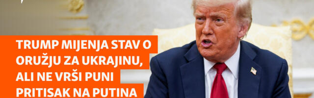 Trump mijenja stav o oružju za Ukrajinu, ali ne vrši puni pritisak na Putina