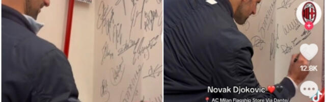 Đoković u Milanu oduševio navijače: Nole među “rosonerima” i u olimpijskom raspoloženju (VIDEO)