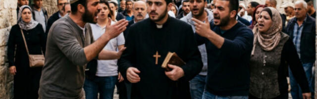 GRUPA JEVREJA PLJUVALA I VREĐALA SVEŠTENIKA USRED JERUSALIMA: Novi napad na hrišćane u Svetoj zemlji