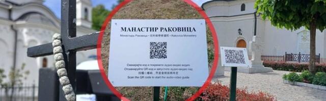 SPOJENO VEKOVNO NASLEĐE I SAVREMENO DOBA: QR kodovi širom MANASTIRA RAKOVICA vode kroz priče o veri i duhovnom nasleđu na četiri jezika! (VIDEO)